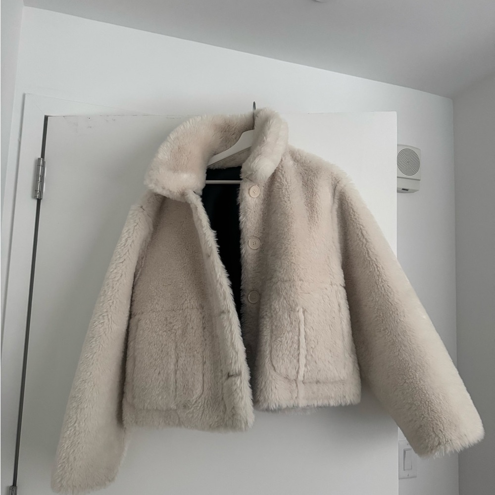 Reversible Kate Spade Faux Fur / Leather Jacket